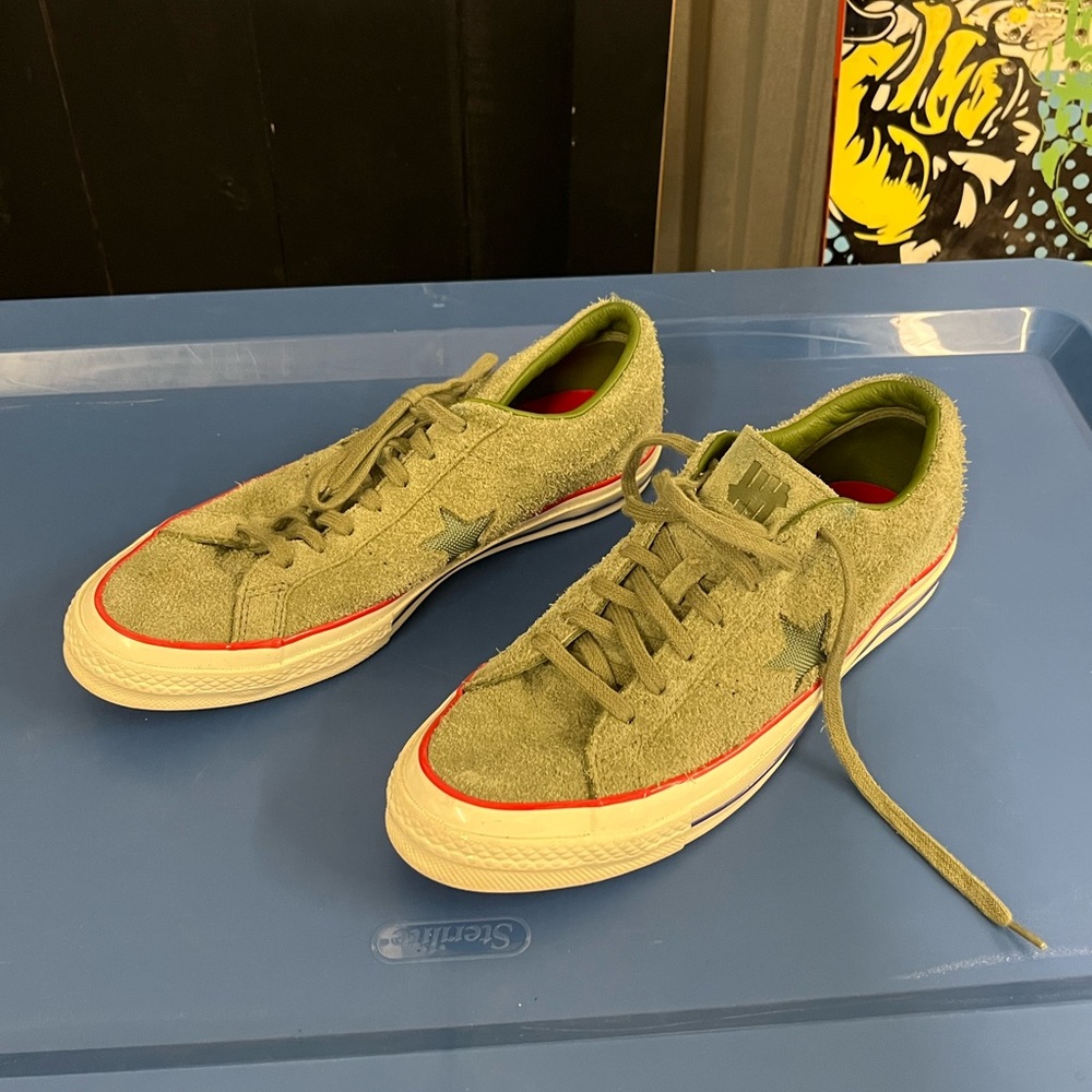 Converse Olive Green Men's Sneakers undefeated